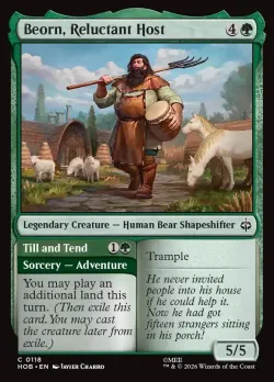 Beorn, Reluctant Host // Till and Tend #118 · Magic: The Gathering