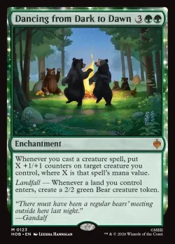 Dancing from Dark to Dawn #123 · Magic: The Gathering