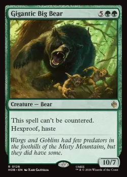 Gigantic Big Bear #126 · Magic: The Gathering