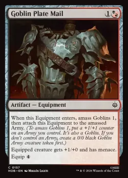 Goblin Plate Mail #157 · Magic: The Gathering