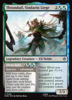 Thranduil, Sindarin Liege // Silvan Rally #166 · Magic: The Gathering