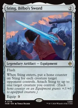 Sting, Bilbo's Sword #178 · Magic: The Gathering