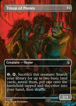 Troop of Ponies #199 · Magic: The Gathering