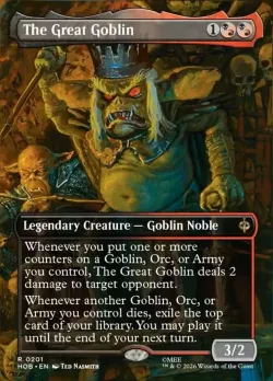 The Great Goblin #201 · Magic: The Gathering