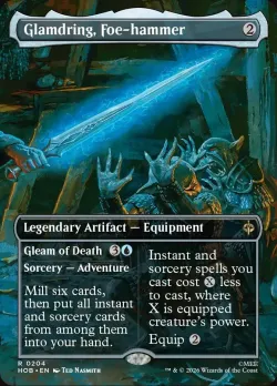 Glamdring, Foe-hammer // Gleam of Death #204 · Magic: The Gathering