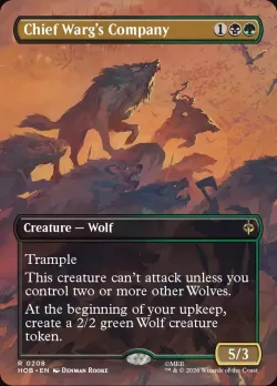 Chief Warg's Company #208 · Magic: The Gathering