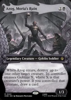 Azog, Moria's Ruin #222 · Magic: The Gathering