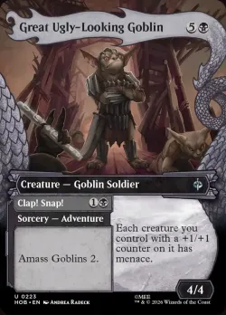 Great Ugly-Looking Goblin // Clap! Snap! #223 · Magic: The Gathering