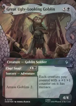 Great Ugly-Looking Goblin // Clap! Snap! #259 · Magic: The Gathering