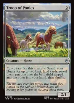 Troop of Ponies #3 · Magic: The Gathering