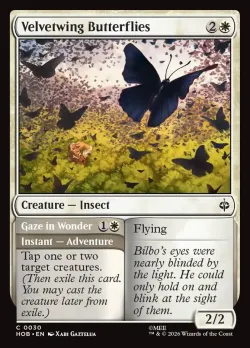 Velvetwing Butterflies // Gaze in Wonder #30 · Magic: The Gathering
