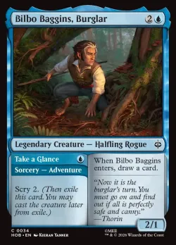 Bilbo Baggins, Burglar // Take a Glance #34 · Magic: The Gathering