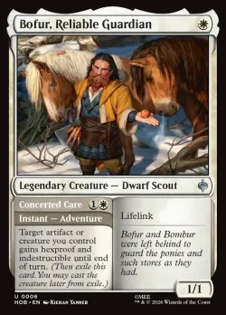 Bofur, Reliable Guardian // Concerted Care #6 · Magic: The Gathering
