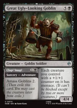 Great Ugly-Looking Goblin // Clap! Snap! #74 · Magic: The Gathering