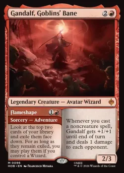 Gandalf, Goblins' Bane // Flameshape #96 · Magic: The Gathering
