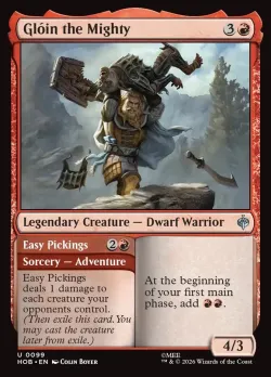 Glóin the Mighty // Easy Pickings #99 · Magic: The Gathering