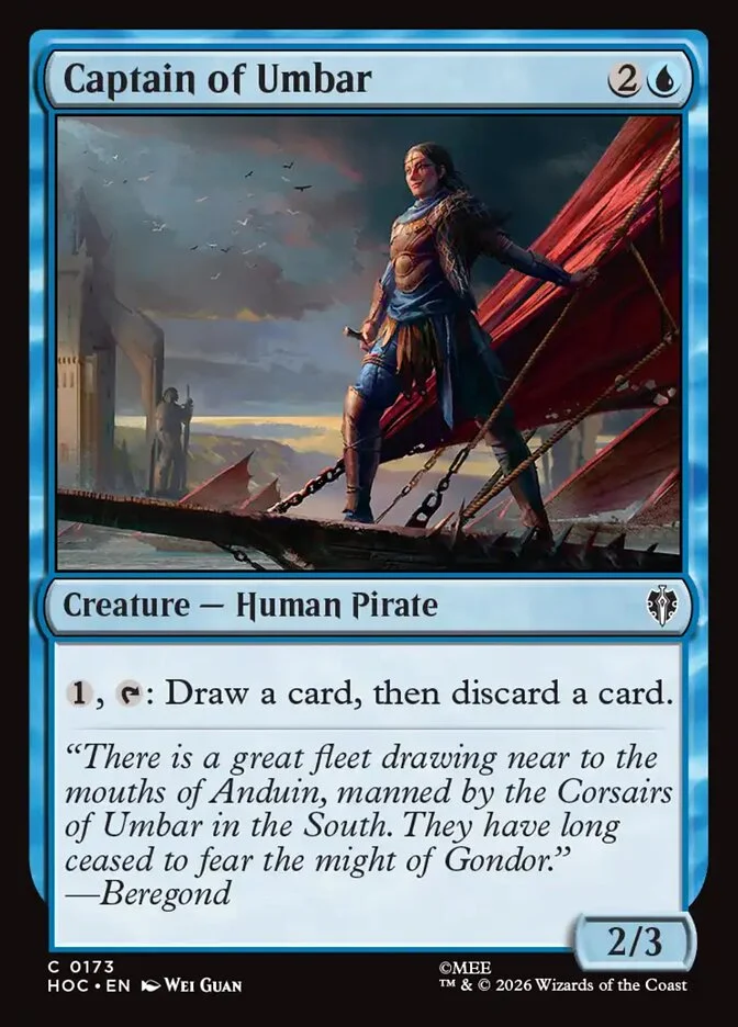 Captain of Umbar 「HOC/173」「EN」