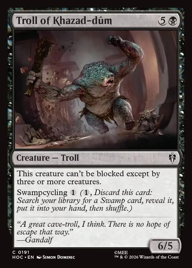 Troll of Khazad-dûm 「HOC/191」「EN」