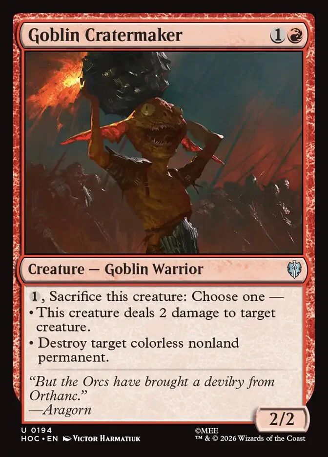 Goblin Cratermaker 「HOC/194」「EN」