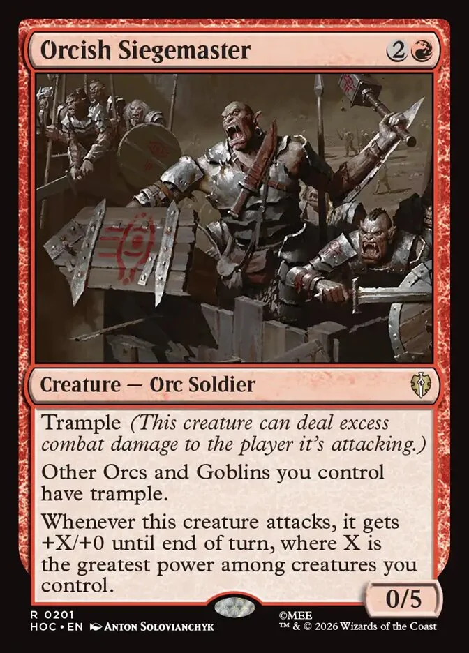 Orcish Siegemaster 「HOC/201」「EN」