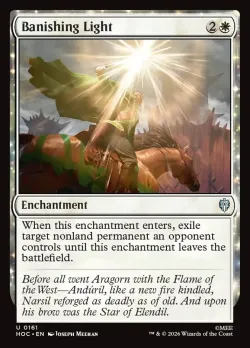 Banishing Light #161 · Magic: The Gathering