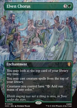 Elven Chorus #26 · Magic: The Gathering