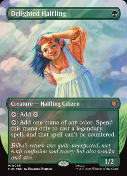 Delighted Halfling #65 · Magic: The Gathering