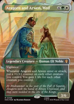 Aragorn and Arwen, Wed #68 · Magic: The Gathering