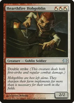 Hearthfire Hobgoblin #102 · Magic: The Gathering