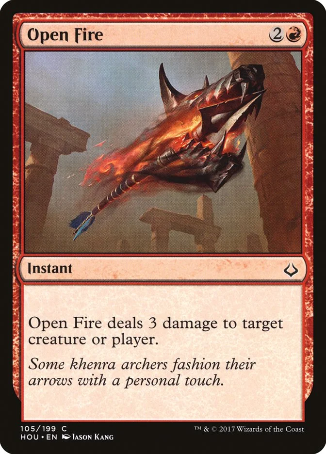 Open Fire 「HOU/105」「EN」