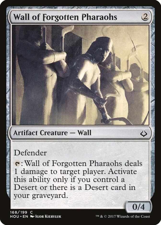 Wall of Forgotten Pharaohs 「HOU/168」「EN」
