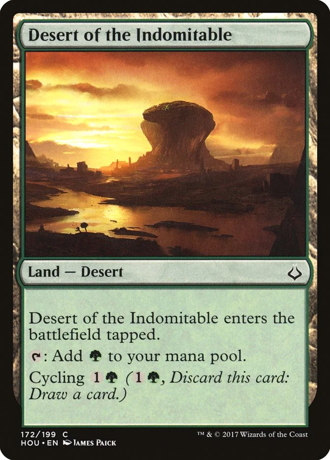 Desert of the Indomitable 「HOU/172」「EN」