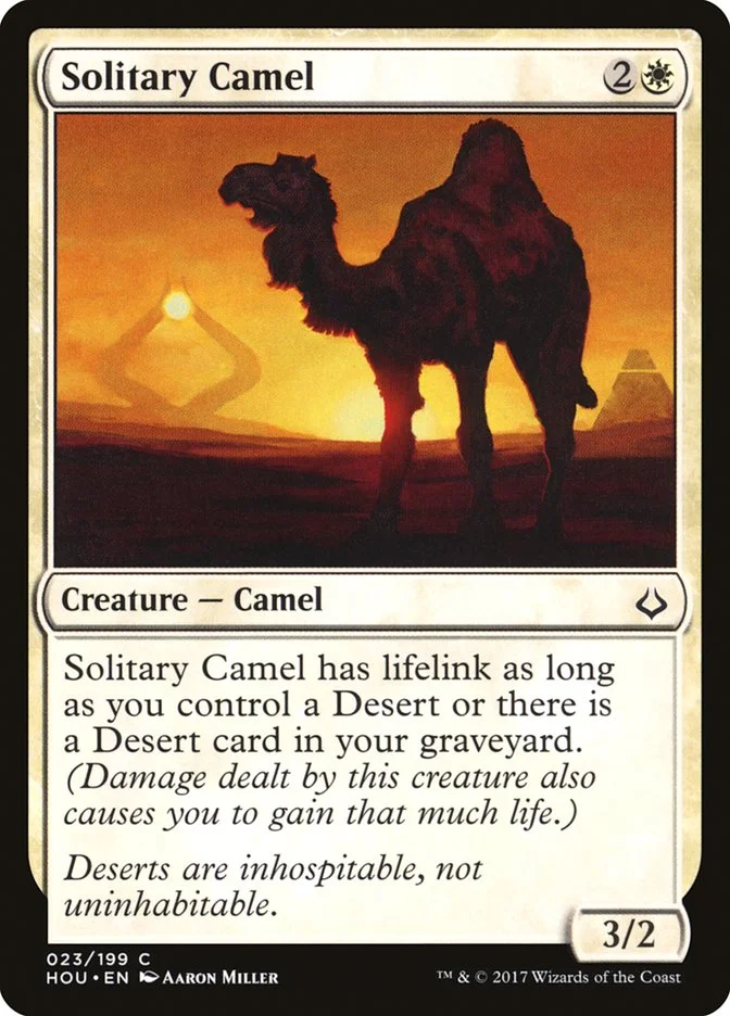 Solitary Camel 「HOU/23」「EN」