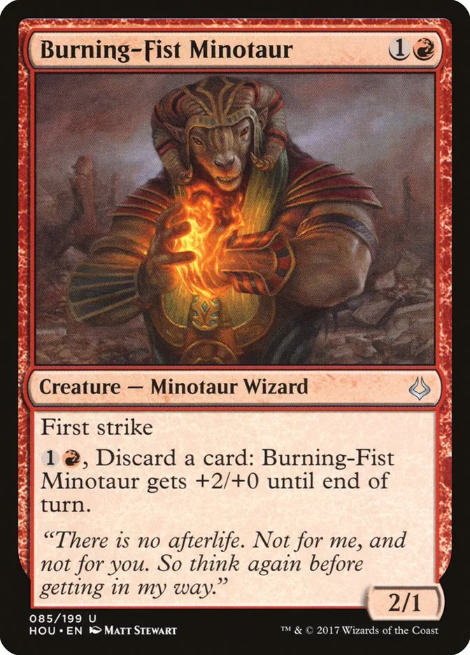 Burning-Fist Minotaur 「HOU/85」「EN」