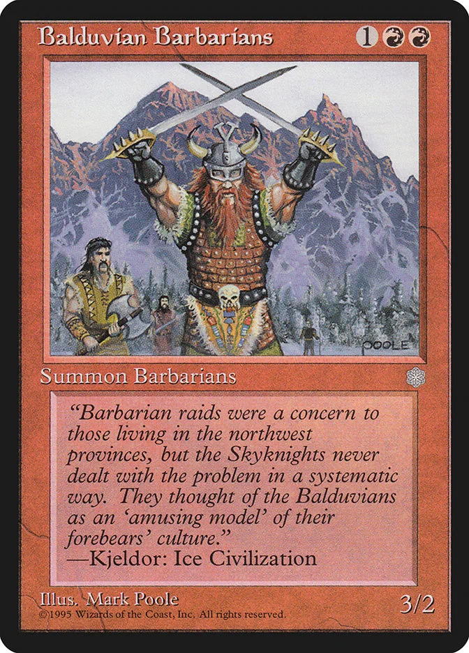 Balduvian Barbarians 「ICE/172」「EN」