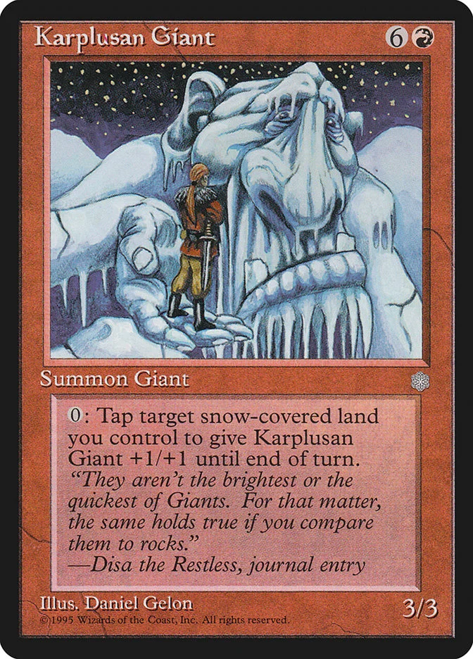 Karplusan Giant 「ICE/196」「EN」