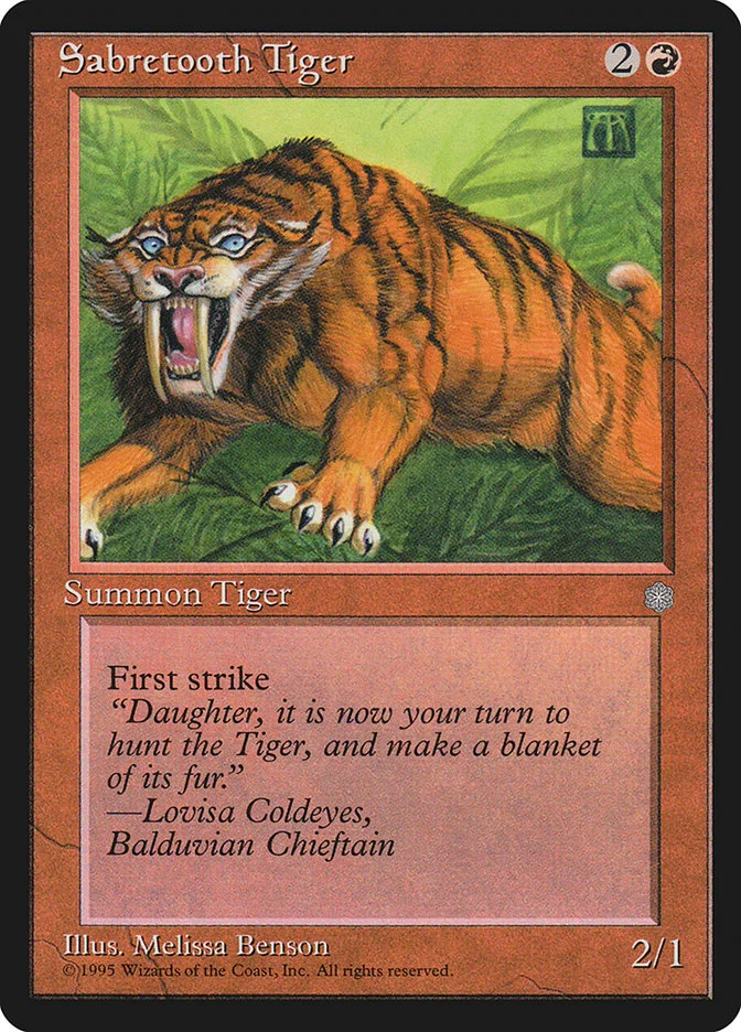 Sabretooth Tiger 「ICE/215」「EN」