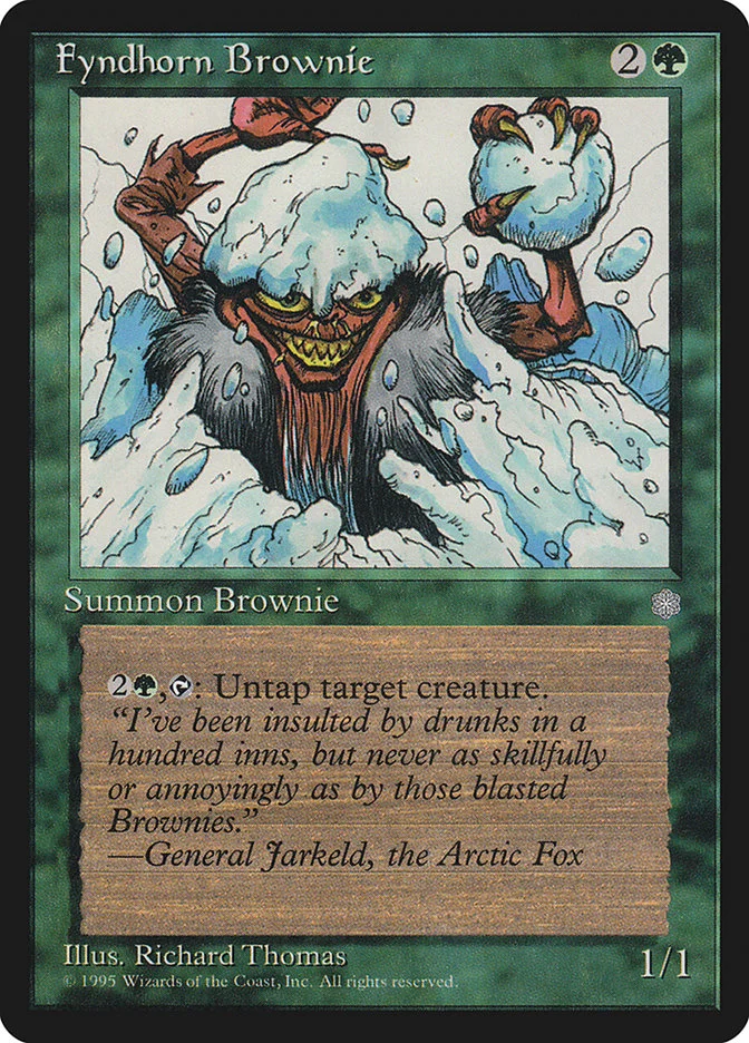 Fyndhorn Brownie 「ICE/242」「EN」