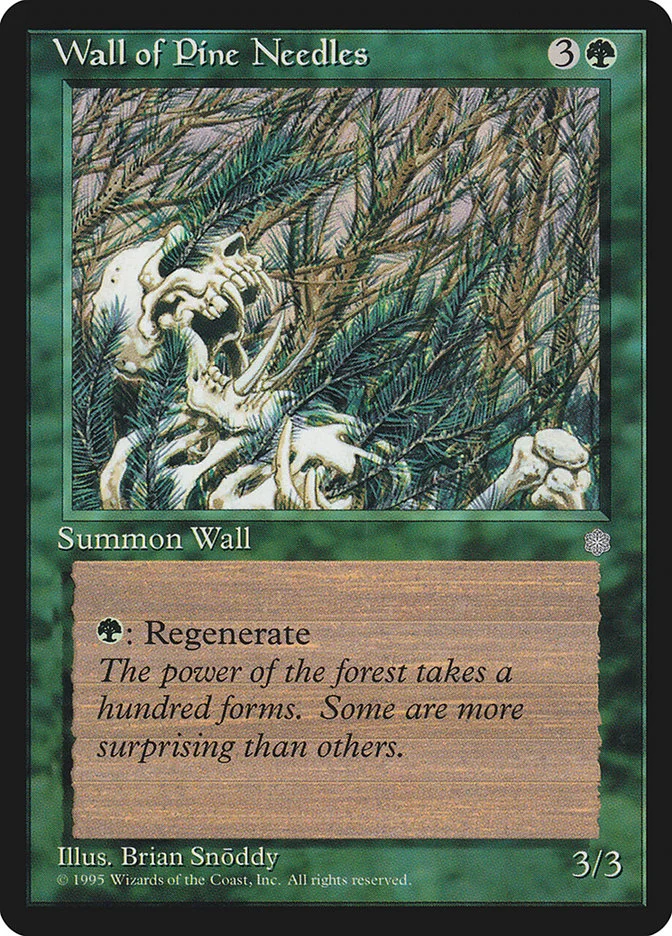 Wall of Pine Needles 「ICE/274」「EN」