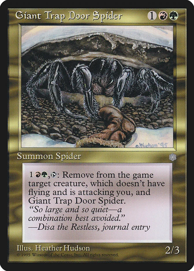 Giant Trap Door Spider 「ICE/293」「EN」