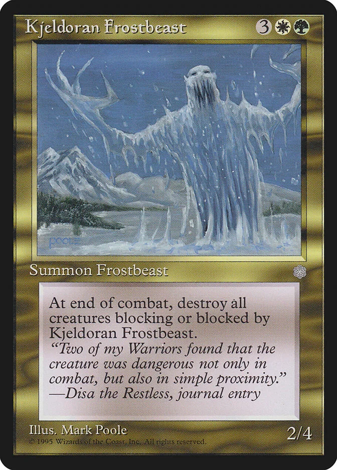 Kjeldoran Frostbeast 「ICE/296」「EN」