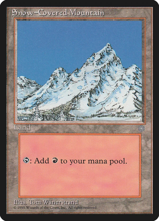 Snow-Covered Mountain 「ICE/379」「EN」