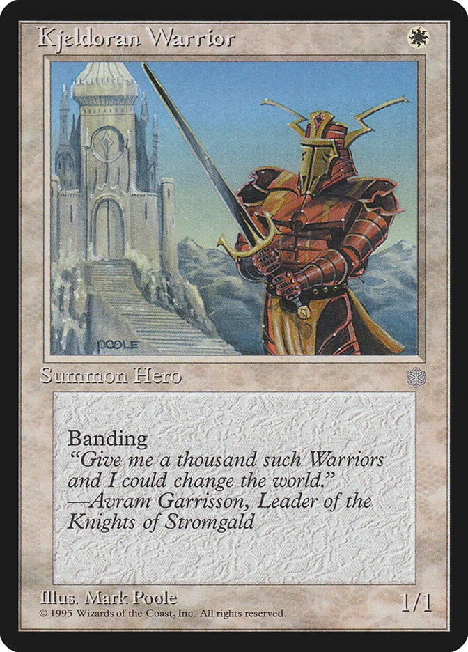 Kjeldoran Warrior 「ICE/41」「EN」