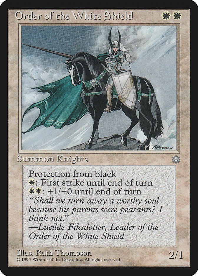 Order of the White Shield 「ICE/46」「EN」