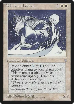 Adarkar Unicorn #1 · Magic: The Gathering