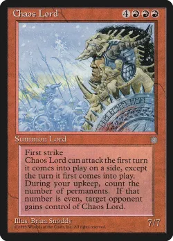 Chaos Lord #178 · Magic: The Gathering