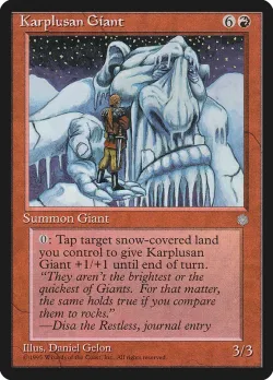 Karplusan Giant #196 · Magic: The Gathering