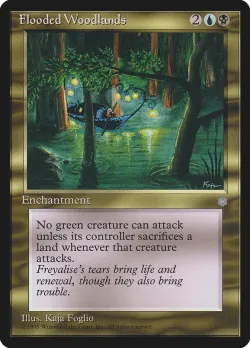 Flooded Woodlands #290 · Magic: The Gathering