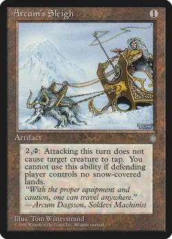 Arcum's Sleigh #309 · Magic: The Gathering