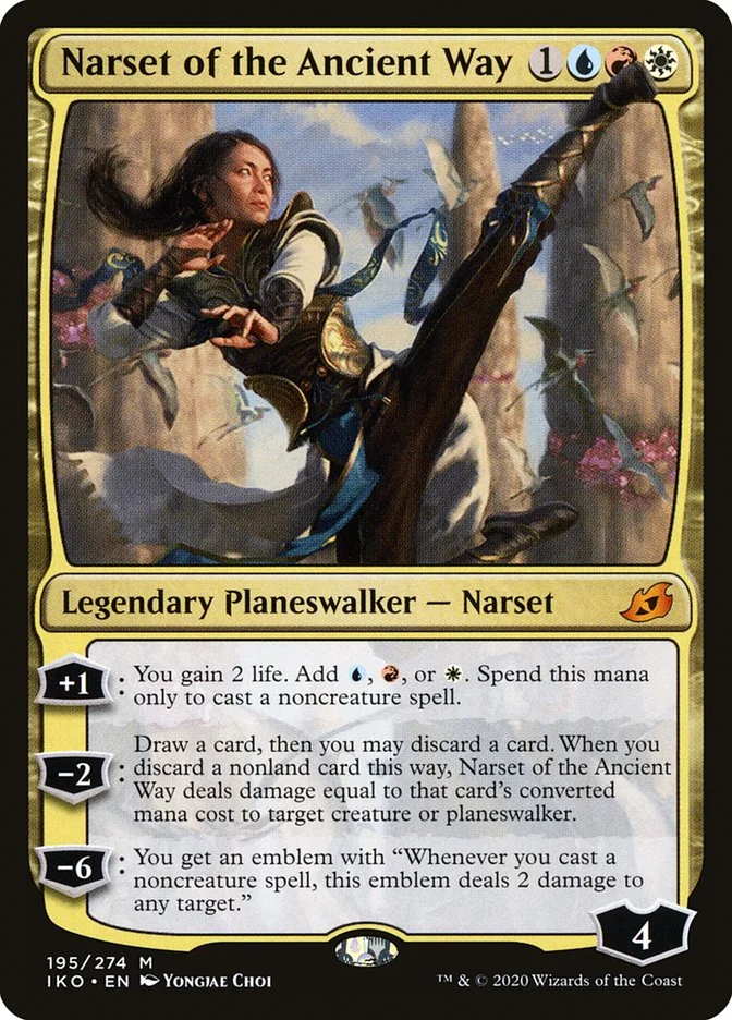 Narset of the Ancient Way 「IKO/195」「EN」
